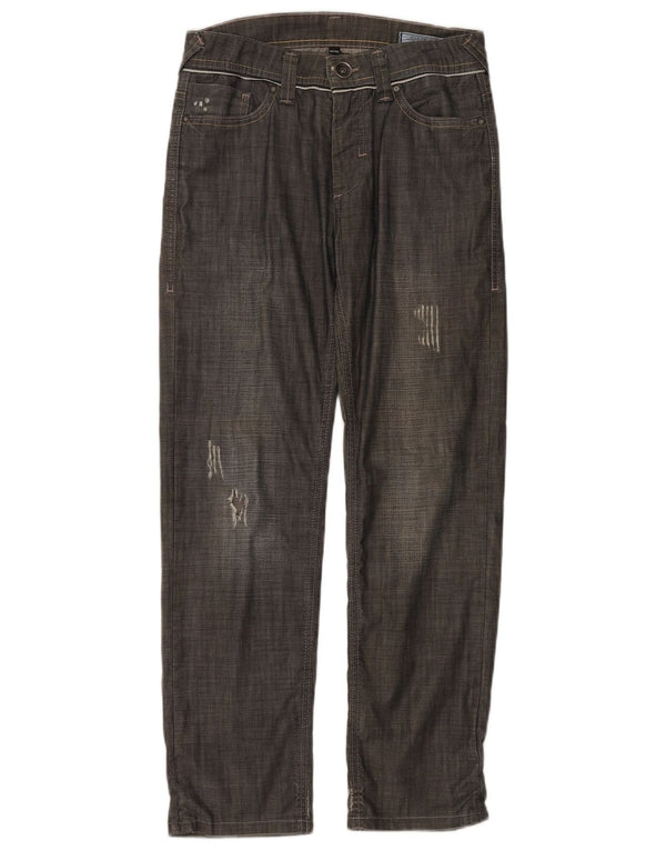 Jeans retos masculinos Jack & Jones desgastados W30 L29 cinza