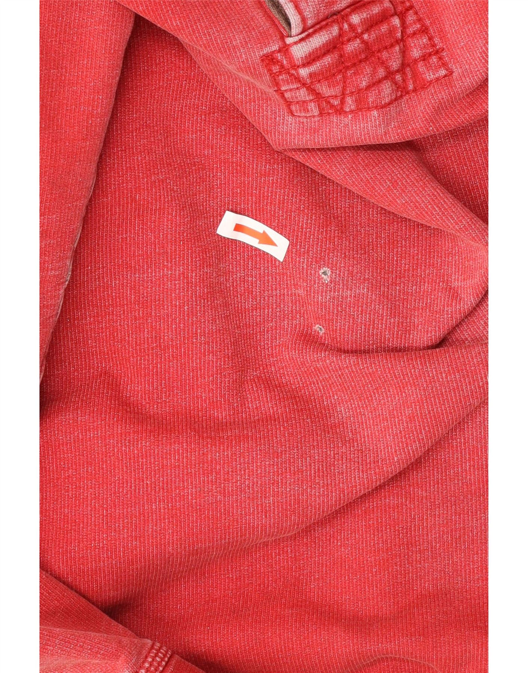 Fat Face Mens Polo Neck Moletom Jumper Médio Algodão Vermelho