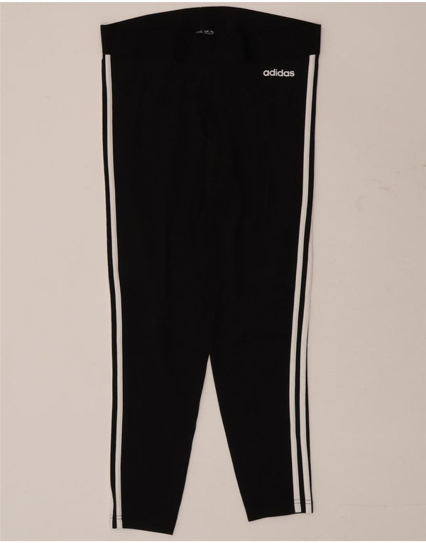 Leggings Adidas Femininas UK 16/18 Grande Algodão Preto