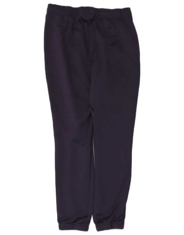 Adidas Mens Treino Calças Joggers UK 40/42 Médio Azul Marinho Poliéster