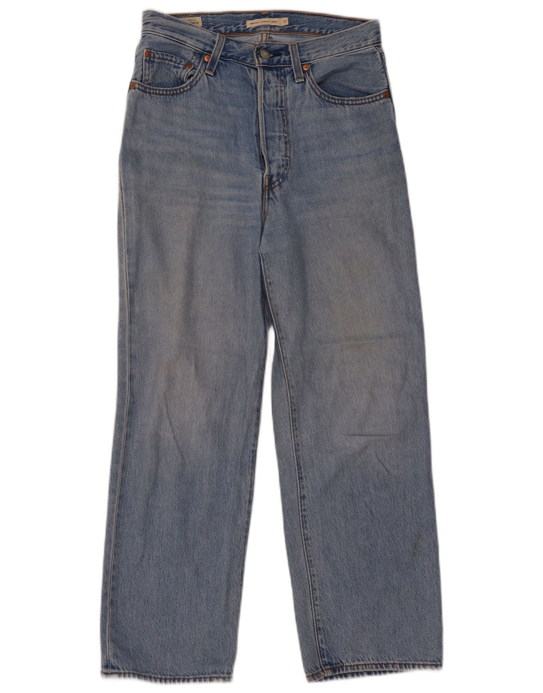 Jeans feminino Levi'S Ribcage Straight W27 L27 Azul Algodão