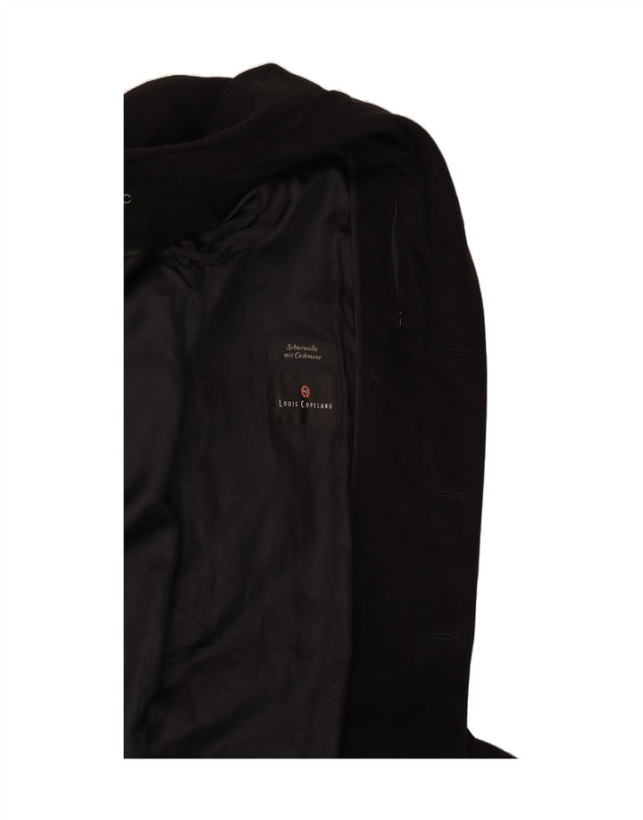 Sobretudo masculino SCHNEIDERS UK 38 lã preta média