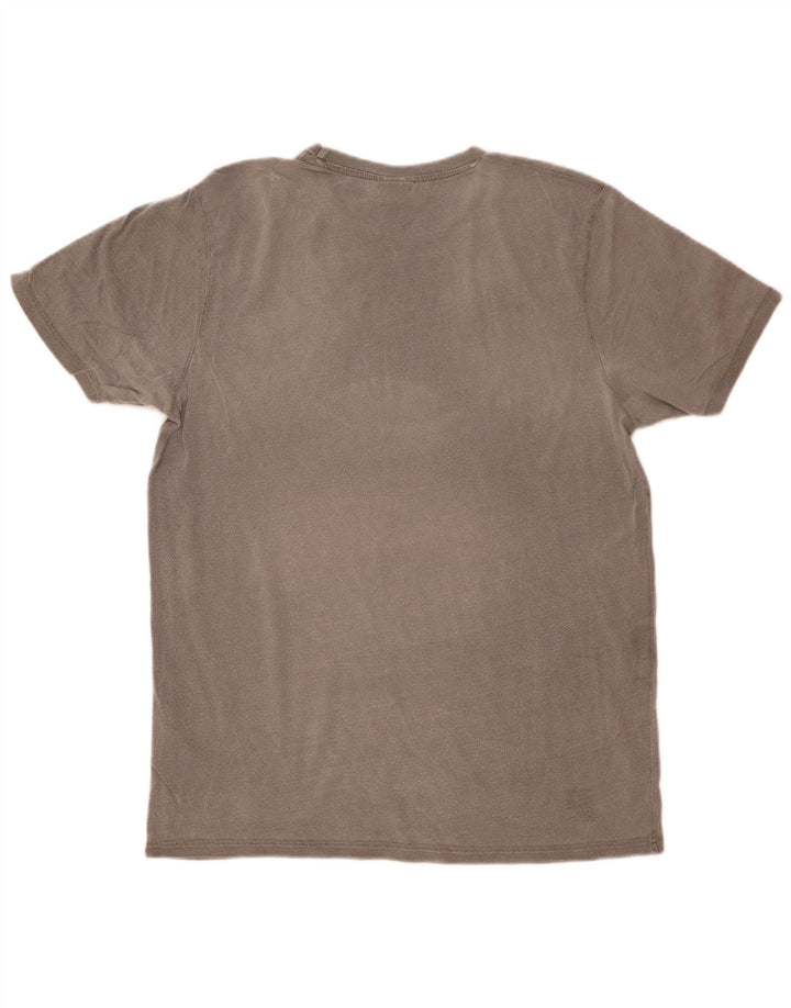 Ellesse Camiseta Masculina Top Grande Algodão Cinza