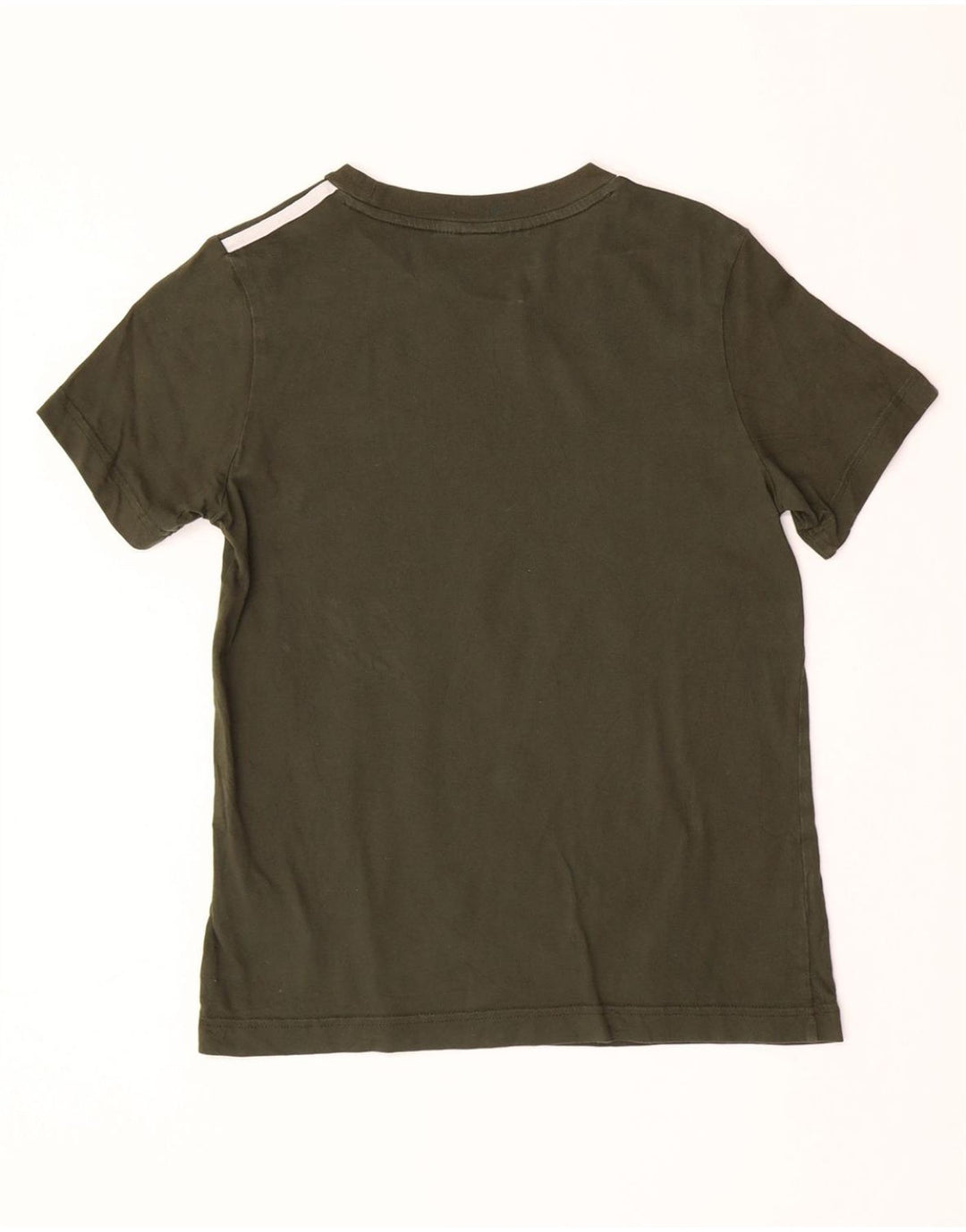 ADIDAS Boys T-Shirt Top 11-12 Years Green Cotton Vintage Adidas and Second-Hand Adidas from Messina Hembry 