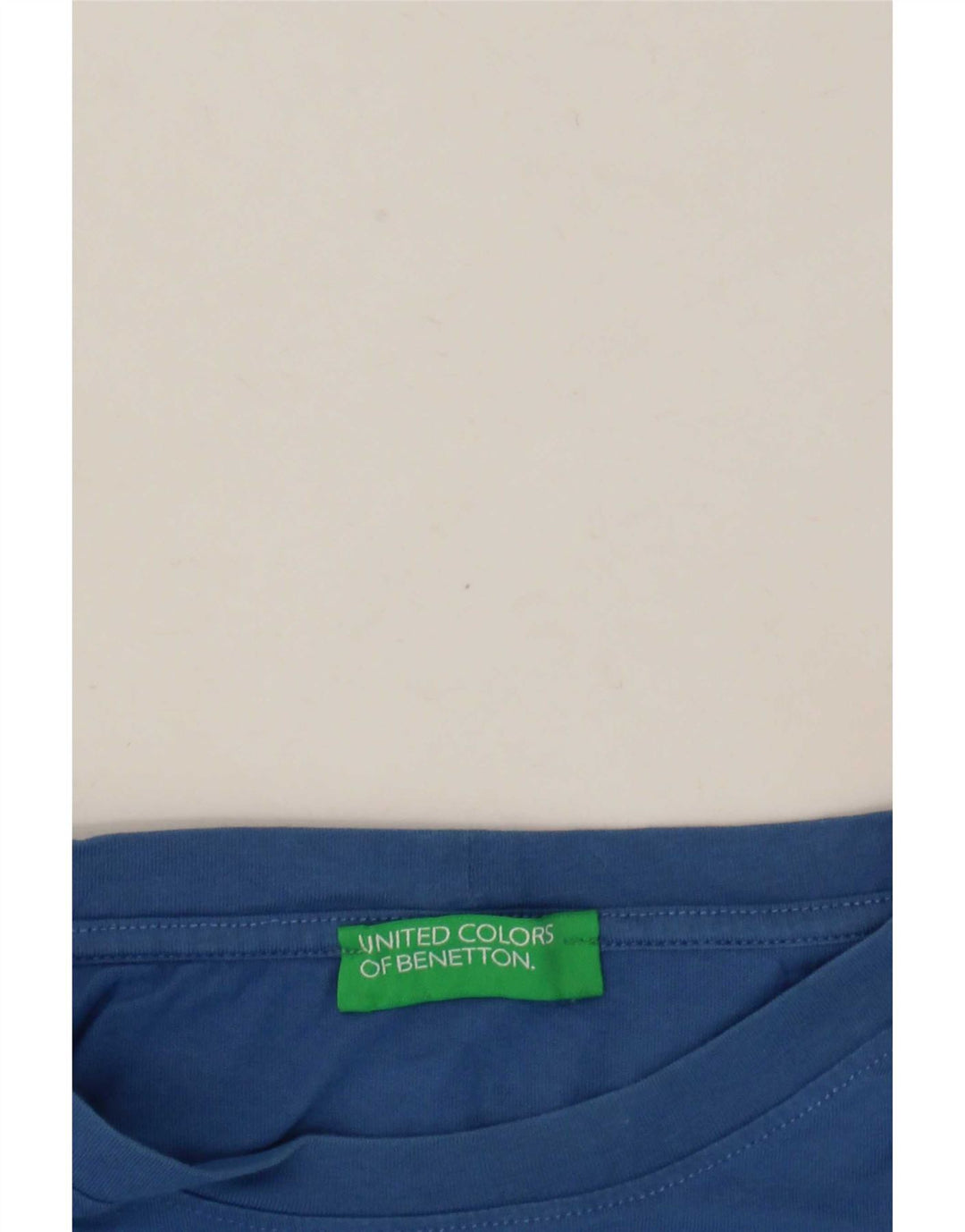 Camiseta feminina Benetton UK 16 grande azul
