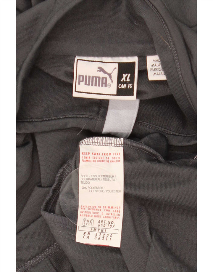 Puma Mens Tracksuit Top Jacket XL Cinza Colourblock Poliéster
