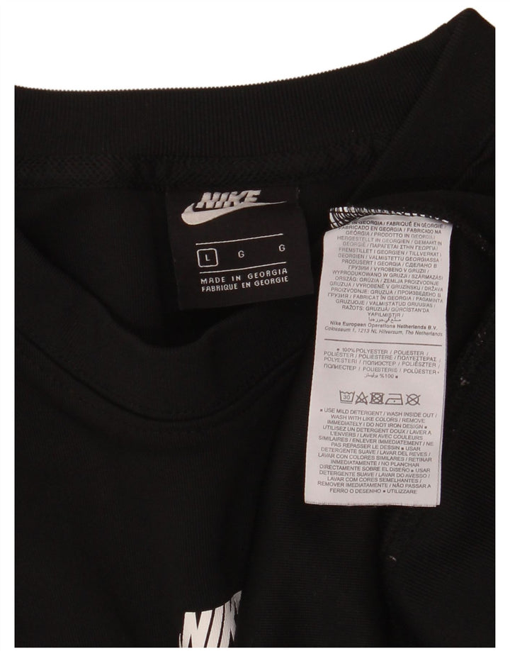 Nike moletom masculino jumper grande poliéster preto