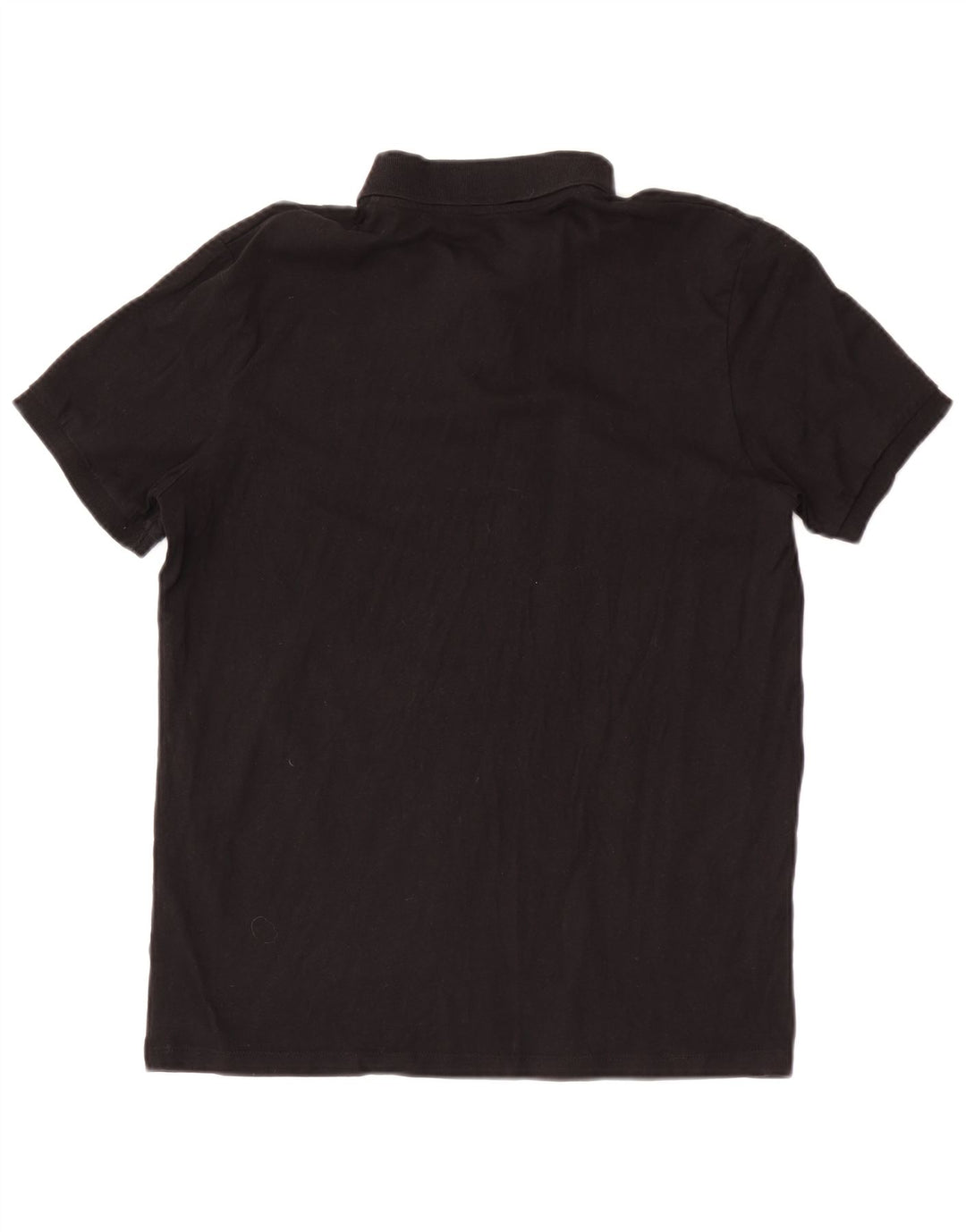 Camisa polo masculina Jack & Jones de algodão preto médio