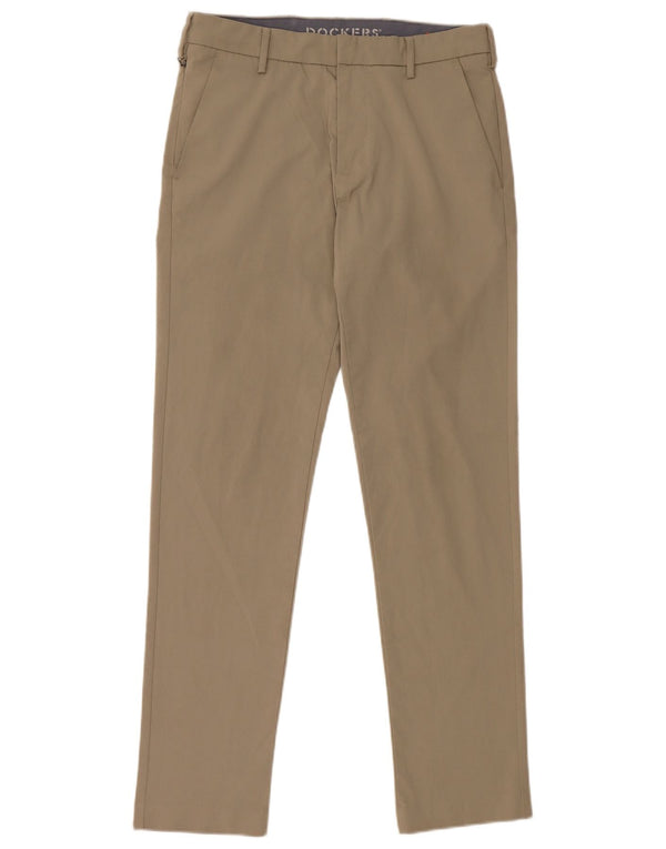 Calça Dockers Mens Slim Chino W29 L32 Poliéster Bege