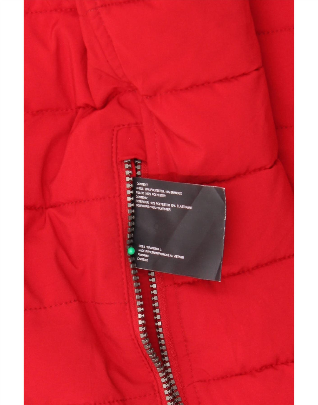 Jaqueta acolchoada reversível masculina NAUTICA UK 40 grande camuflagem preta