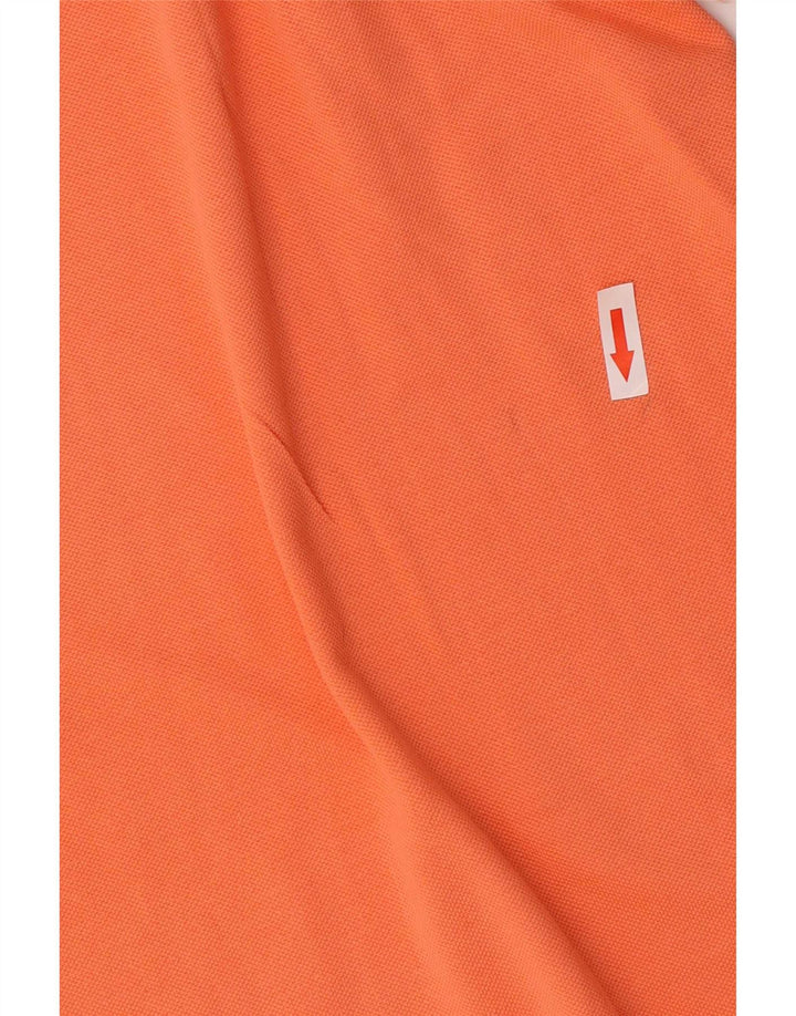 Camisa pólo masculina Sergio Tacchini XL laranja algodão