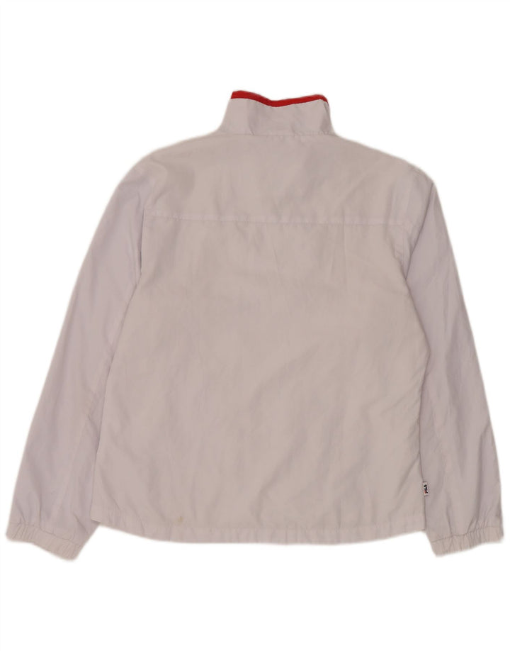 Fila Mens Tracksuit Top Jacket Grande Poliéster Branco
