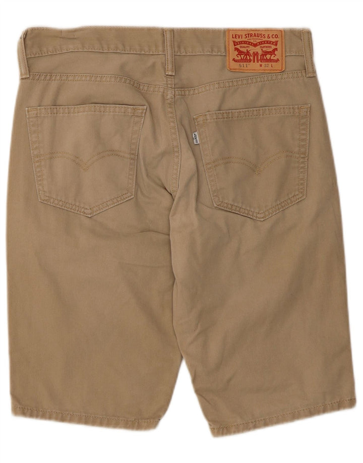 Shorts masculino Levi's 511 casual W32 médio bege algodão