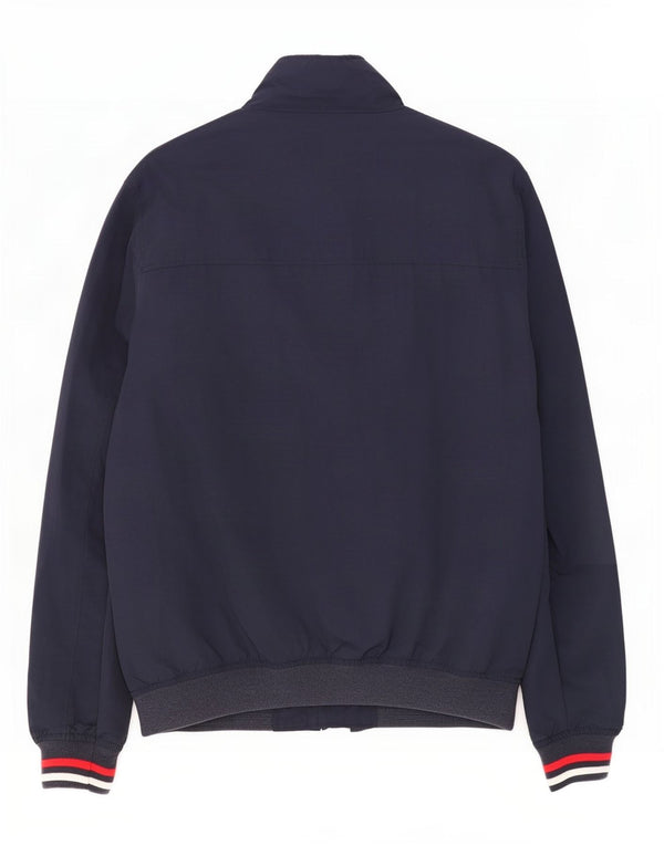 Jaqueta bomber masculina Tommy Hilfiger UK 44 2XL azul marinho poliamida