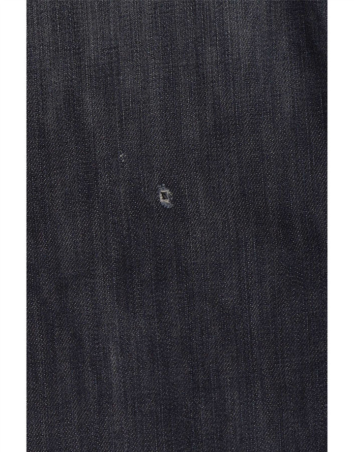 Levi's Masculino 501 Straight Jeans W36 L27 Azul Marinho Algodão
