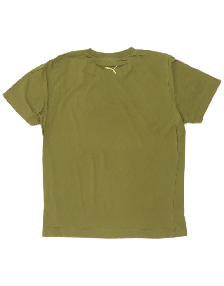Puma Camiseta Masculina Graphic Top Verde Médio