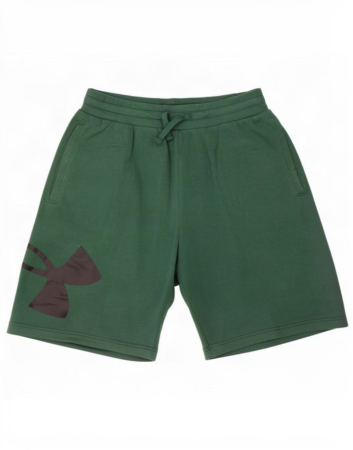 Shorts esportivos gráficos masculinos Under Armour grandes verdes