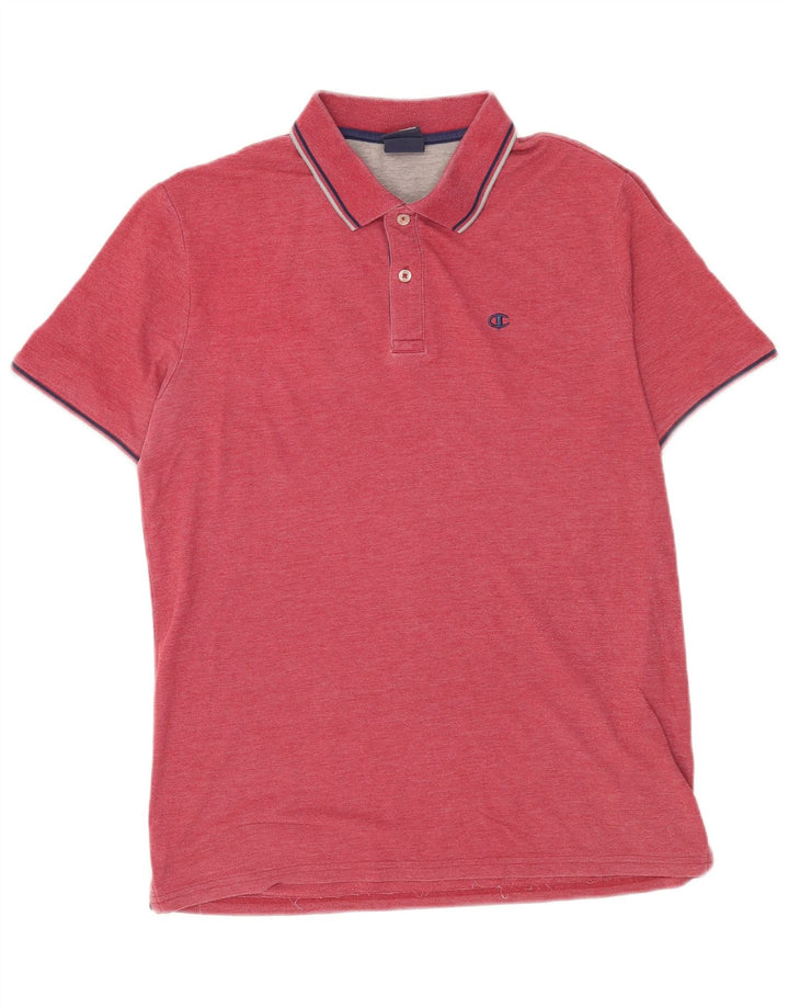 Camisa polo masculina Champion rosa médio