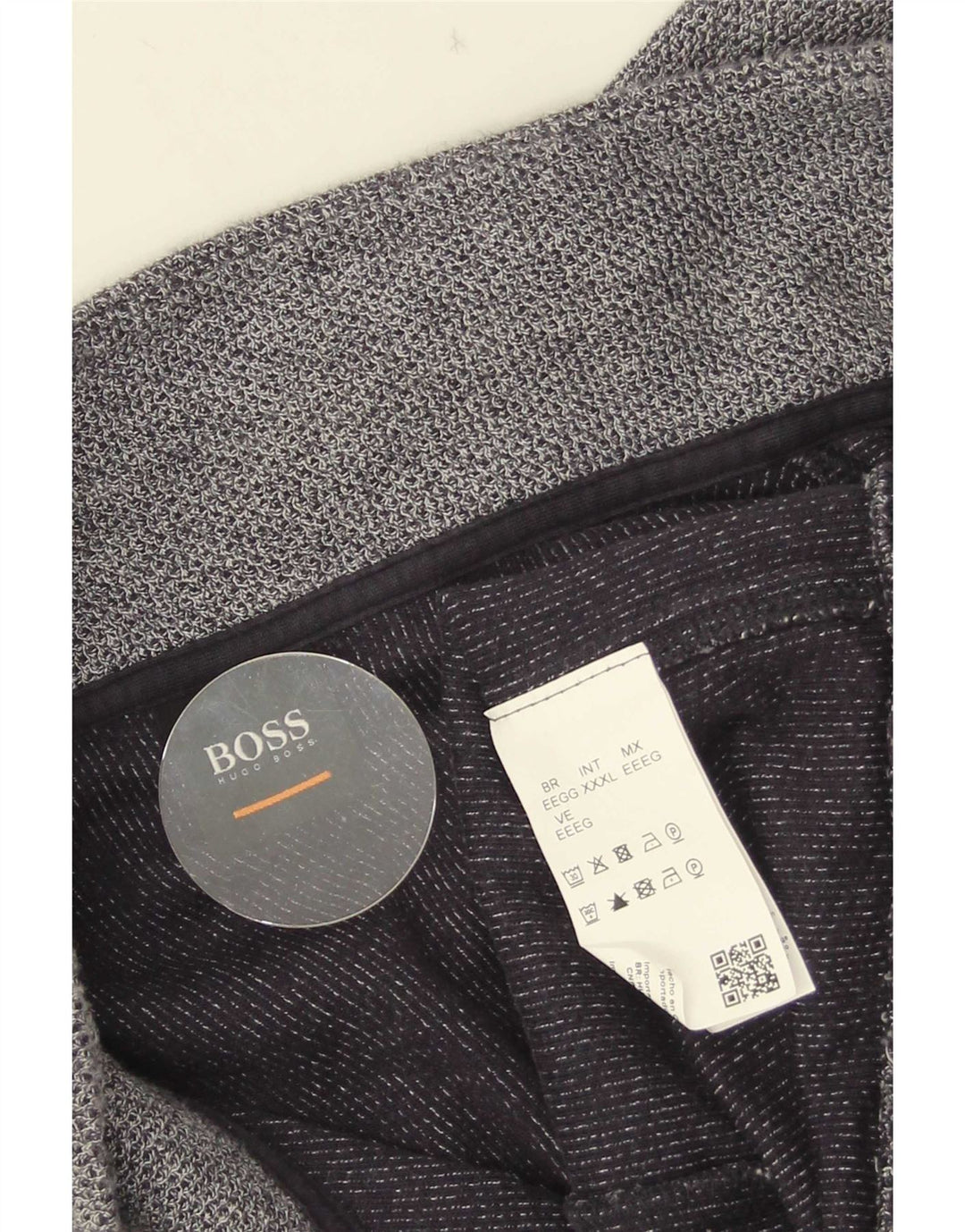 Hugo Boss Mens Treino Top Jaqueta 3XL Algodão Azul Marinho