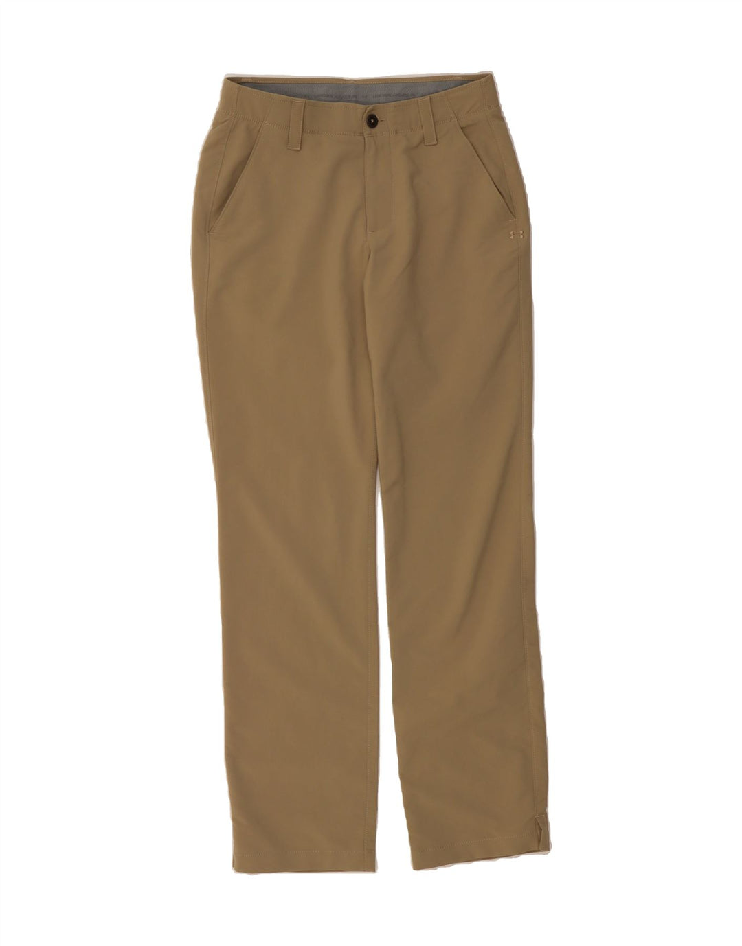 UNDER ARMOUR Mens Straight Chino Trousers W30 L32 Beige Nylon Vintage Under Armour and Second-Hand Under Armour from Messina Hembry 