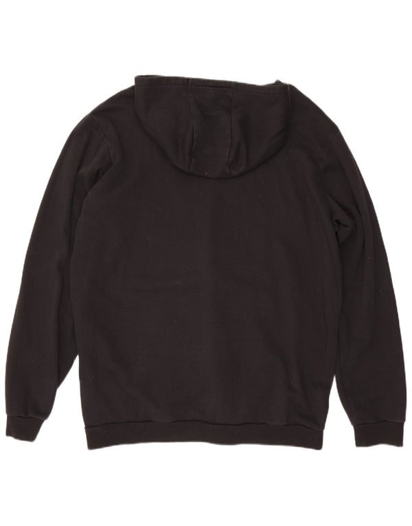 Adidas Mens Hoodie Jumper 2XL Algodão Preto