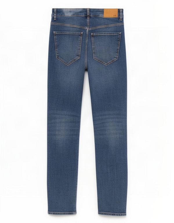 Zara Jeans Skinny Feminino EU 42 Grande W32 L27 Azul