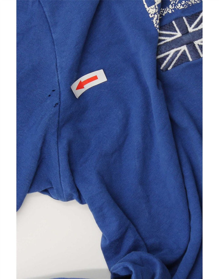 Camiseta gráfica masculina Napapijri XL azul