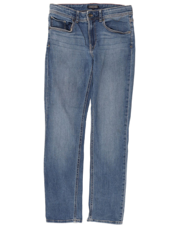 Tommy Hilfiger Meninos Jeans Slim 13-14 Anos W28 L29 Azul Algodão