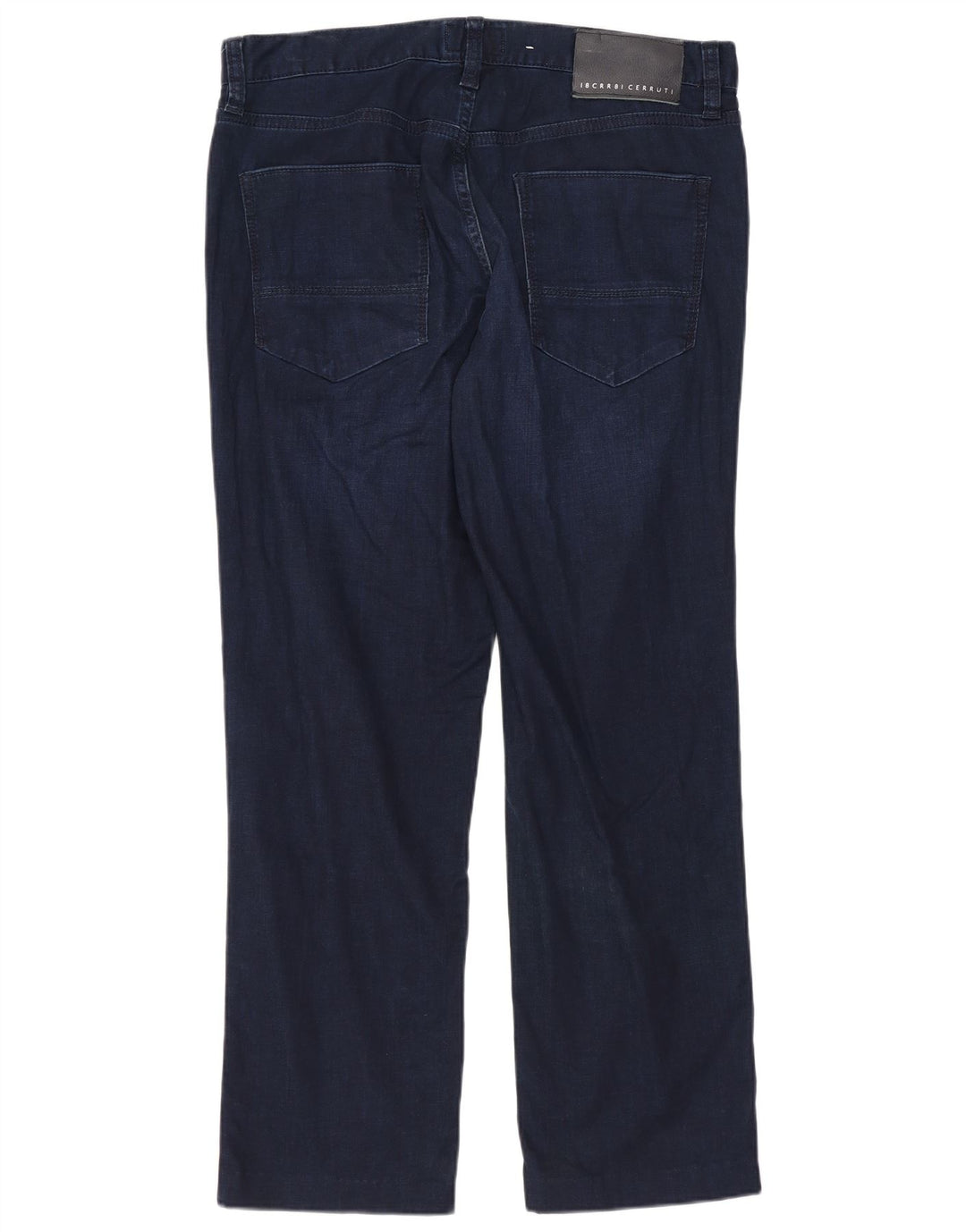 Calça jeans reta masculina CERRUTI 1881 W32 L27 algodão azul marinho