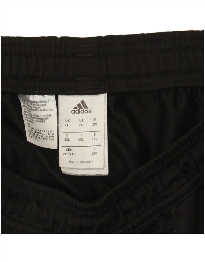 Calça de treino masculina Adidas 2XL poliéster preto