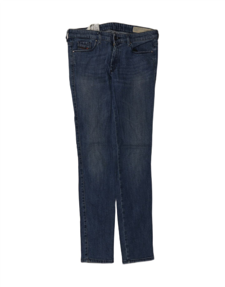 DIESEL Womens Slim Jeans W27 L32 Blue Lyocell Vintage Diesel and Second-Hand Diesel from Messina Hembry 