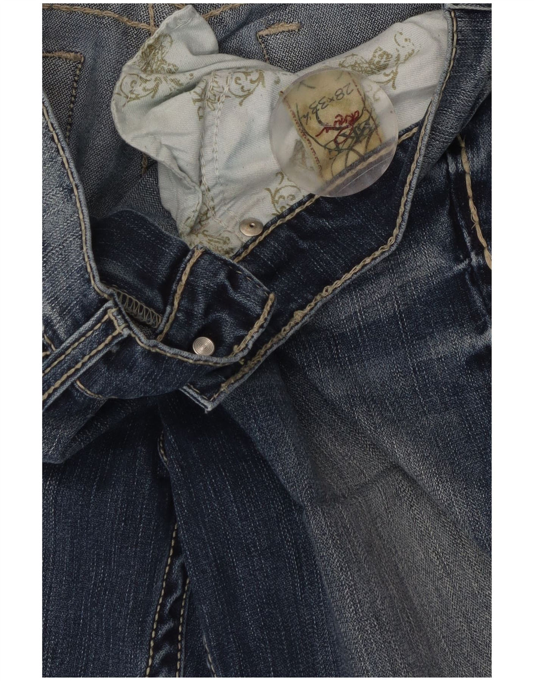 Calça jeans feminina BKE Bootcut W28 L33 algodão azul