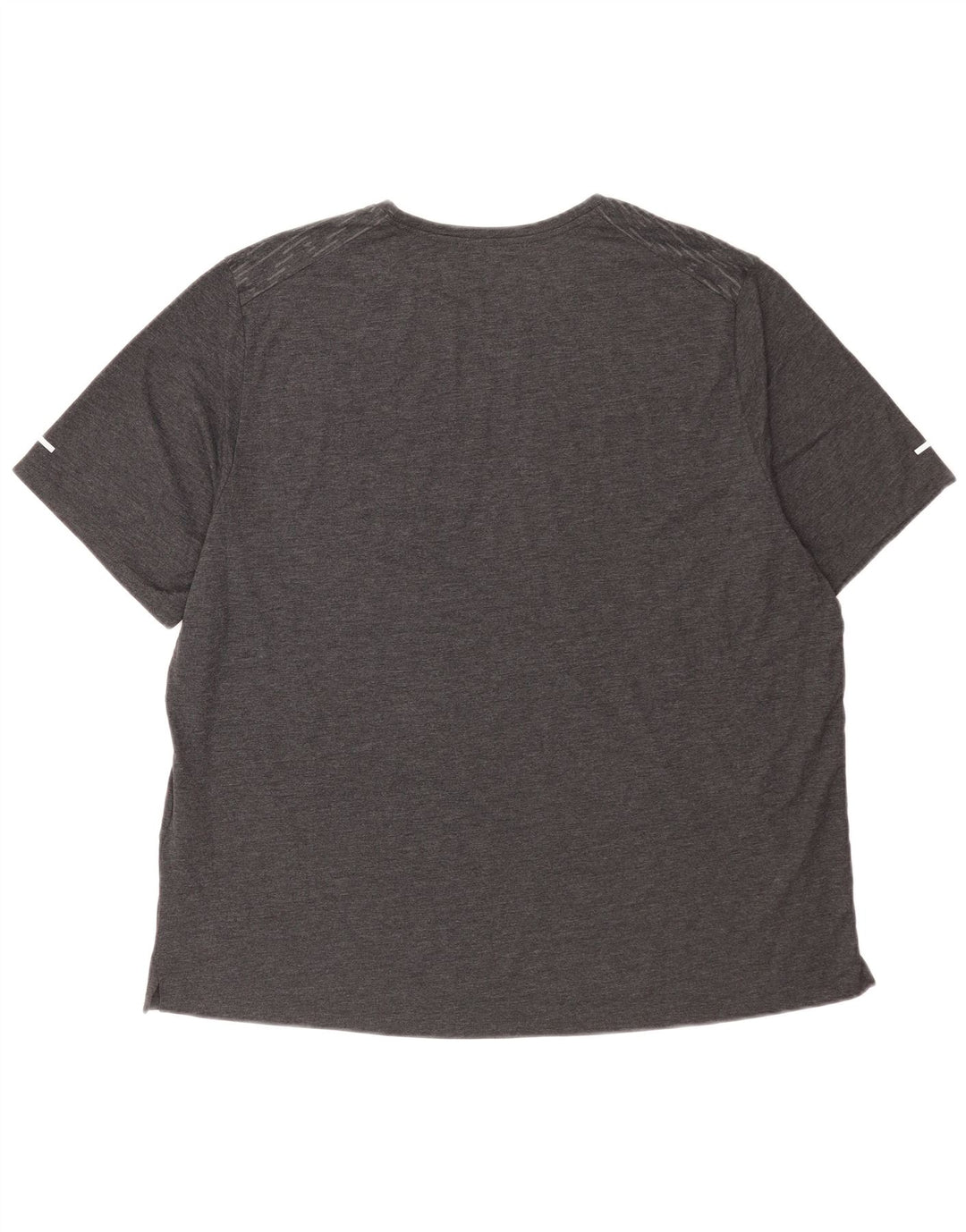 Camiseta masculina Nike Dri Fit Top 2XL poliéster geométrico cinza