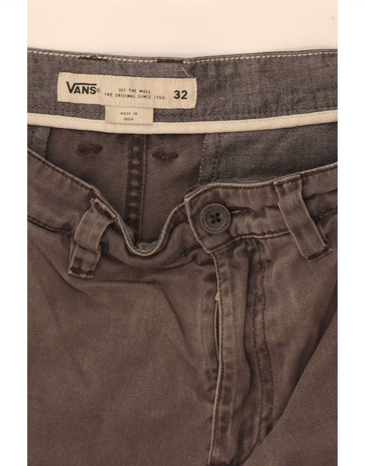 Shorts Chino masculino Vans W32 cinza médio algodão