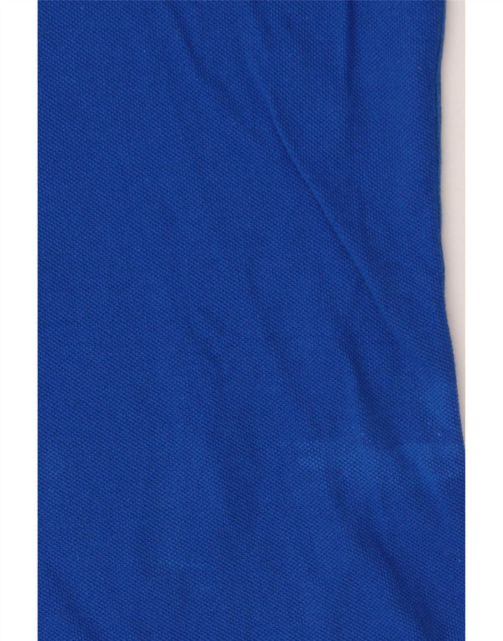 Camisa polo masculina Superdry algodão azul médio