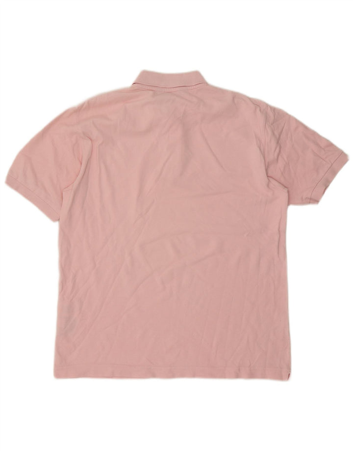 Camisa polo masculina Kappa grande algodão rosa