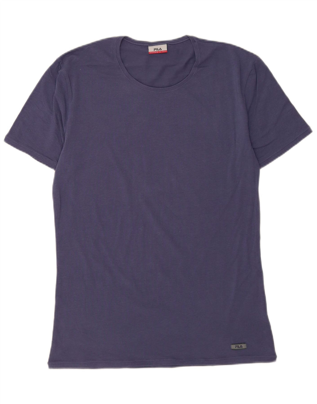 Camiseta feminina Fila UK 14 grande azul marinho