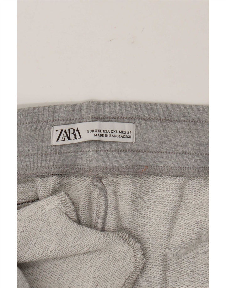 Shorts esportivos masculinos Zara 2XL cinza
