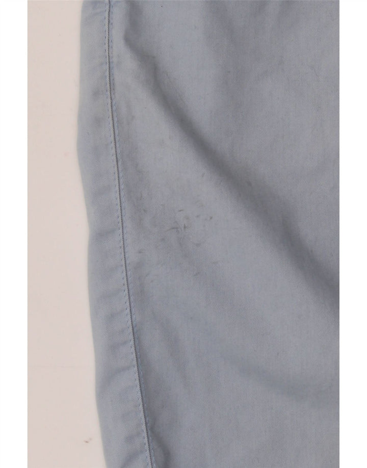 Shorts masculino MARKS & SPENCER Blue Harbor Chino W36 grande algodão azul