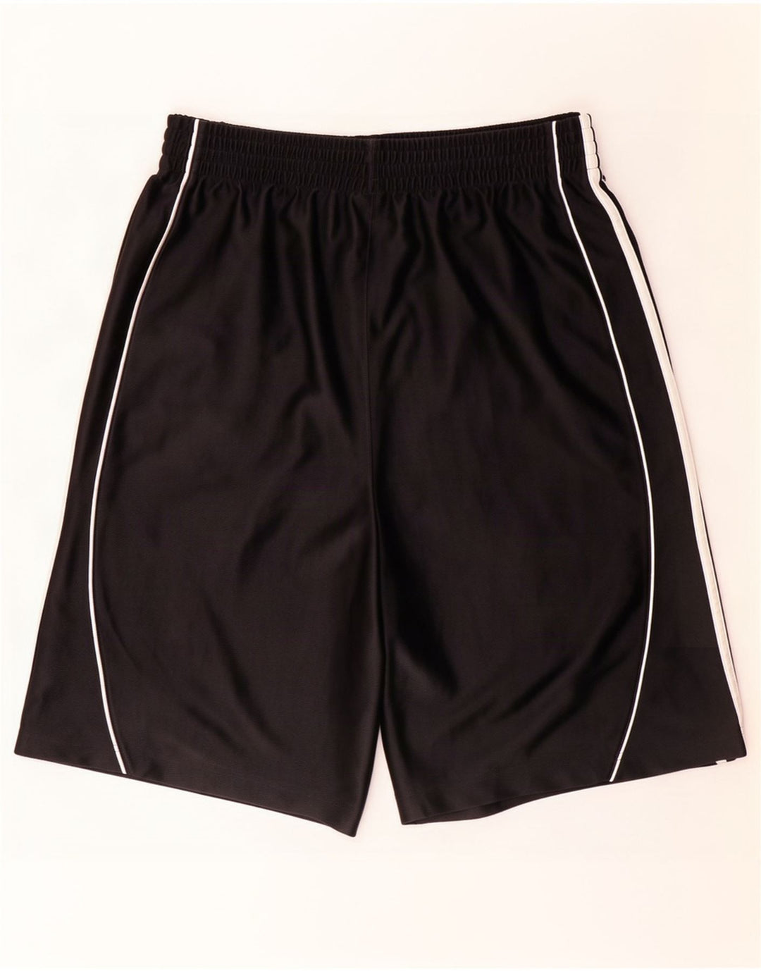 Shorts esportivos masculinos Adidas grande poliéster preto