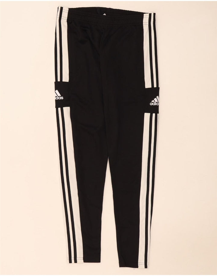 Calça de treino masculina Adidas Aeroready médio preto colorblock poliéster