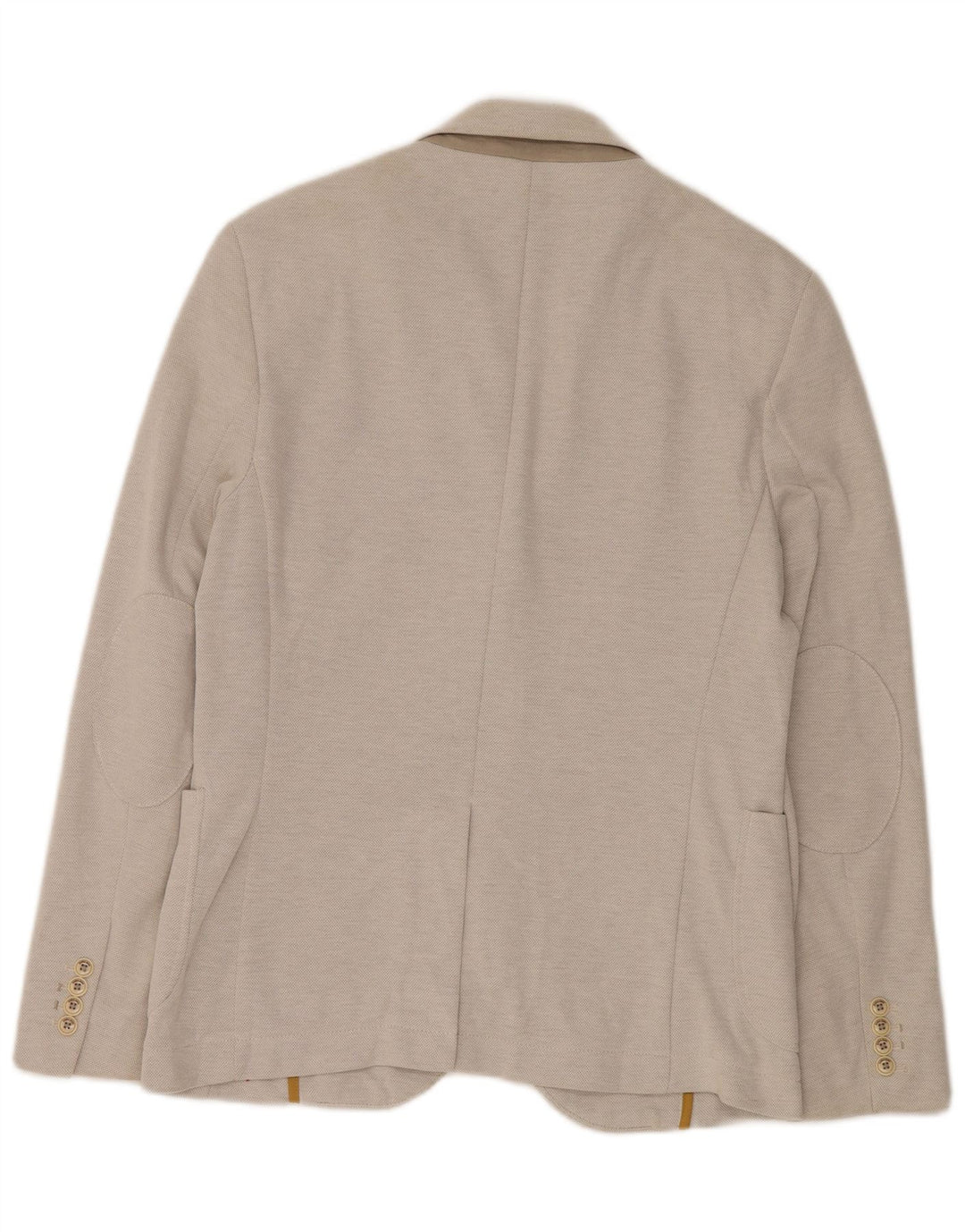Jaqueta blazer masculina ZARA com 2 botões EU 52 poliéster cinza grande