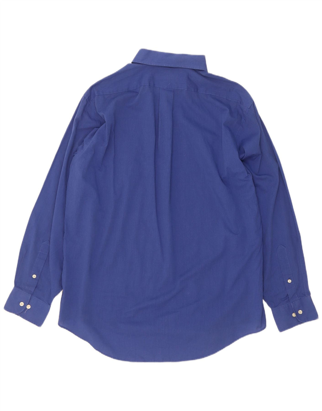 Camisa masculina Chaps tamanho 16 1/2 grande algodão azul