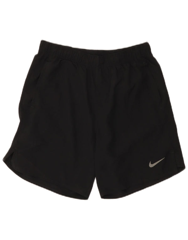 Nike Womens Dri Fit Sport Shorts UK 10 Pequeno Poliéster Preto