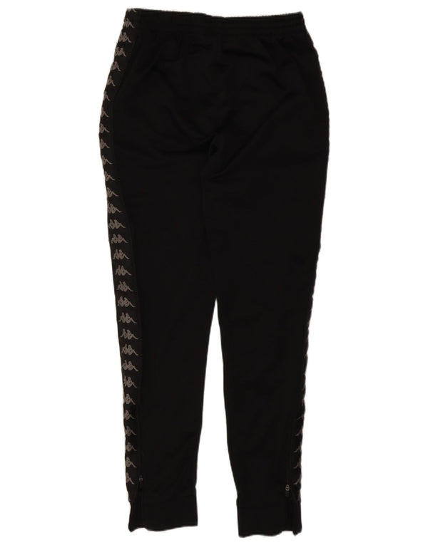 Calça esportiva Kappa masculina gráfica grande preta