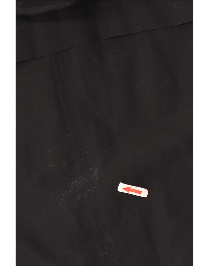 Capa de chuva com capuz feminino Vans UK 14 médio preto poliéster