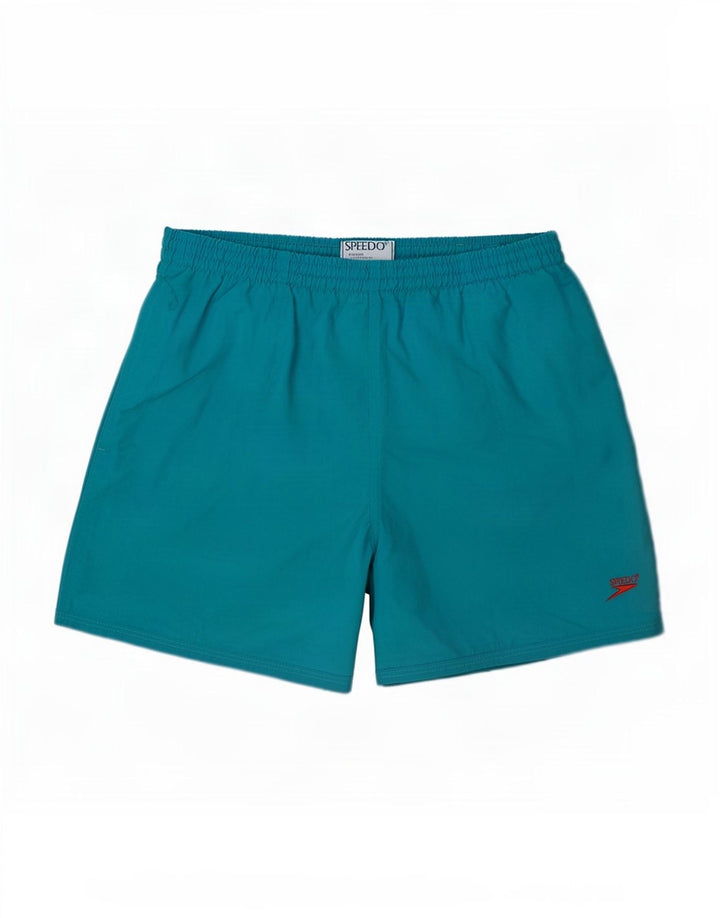 Shorts de natação masculino Speedo médio azul nylon