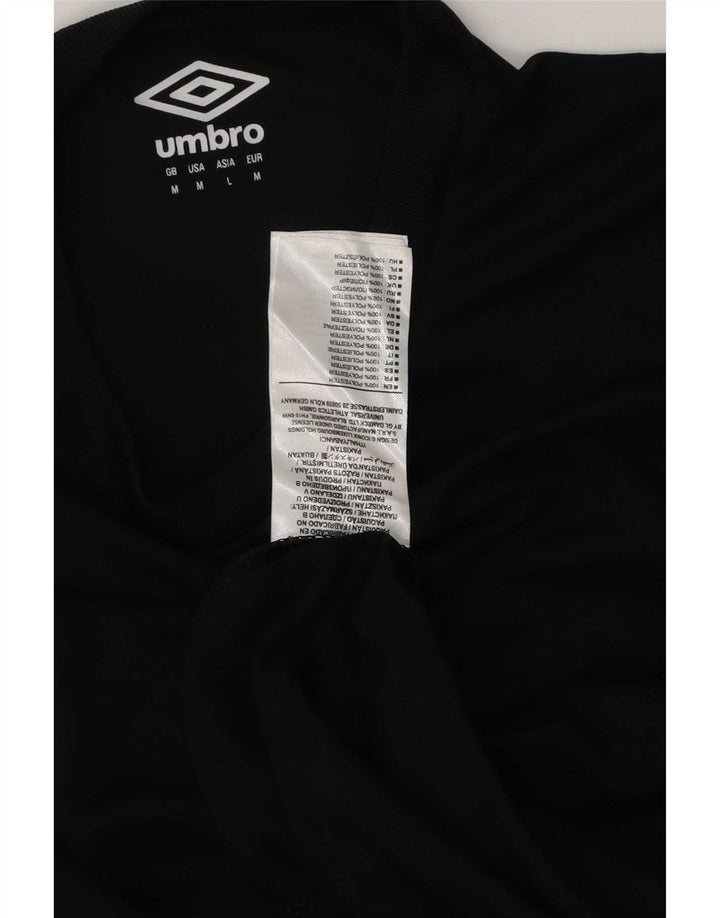 Umbro Camiseta Masculina Top Médio Poliéster Preto