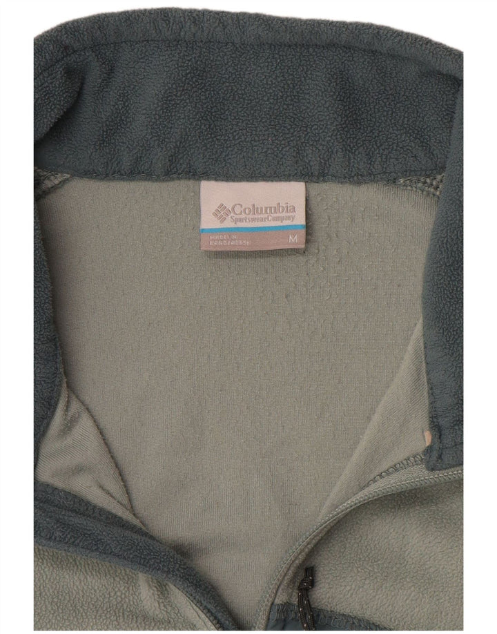 Jaqueta de lã feminina Columbia UK 14 bloco colorido verde médio