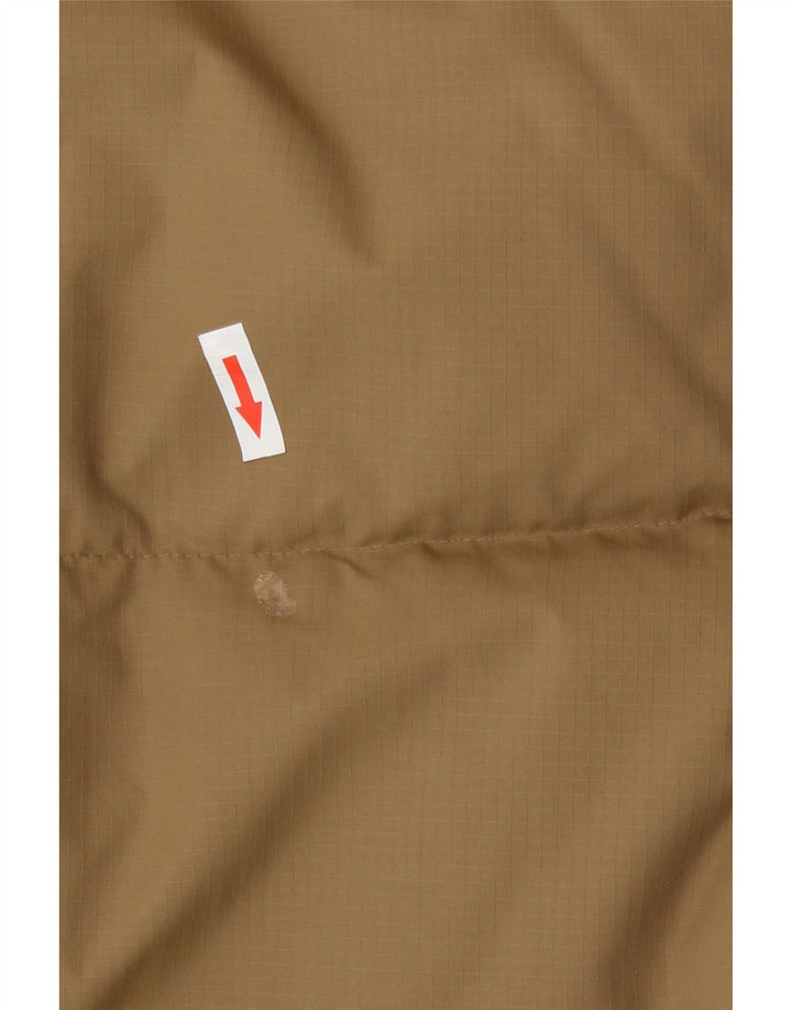 Jaqueta masculina Esprit com ajuste solto e acolchoado Reino Unido 36 pequeno bege nylon